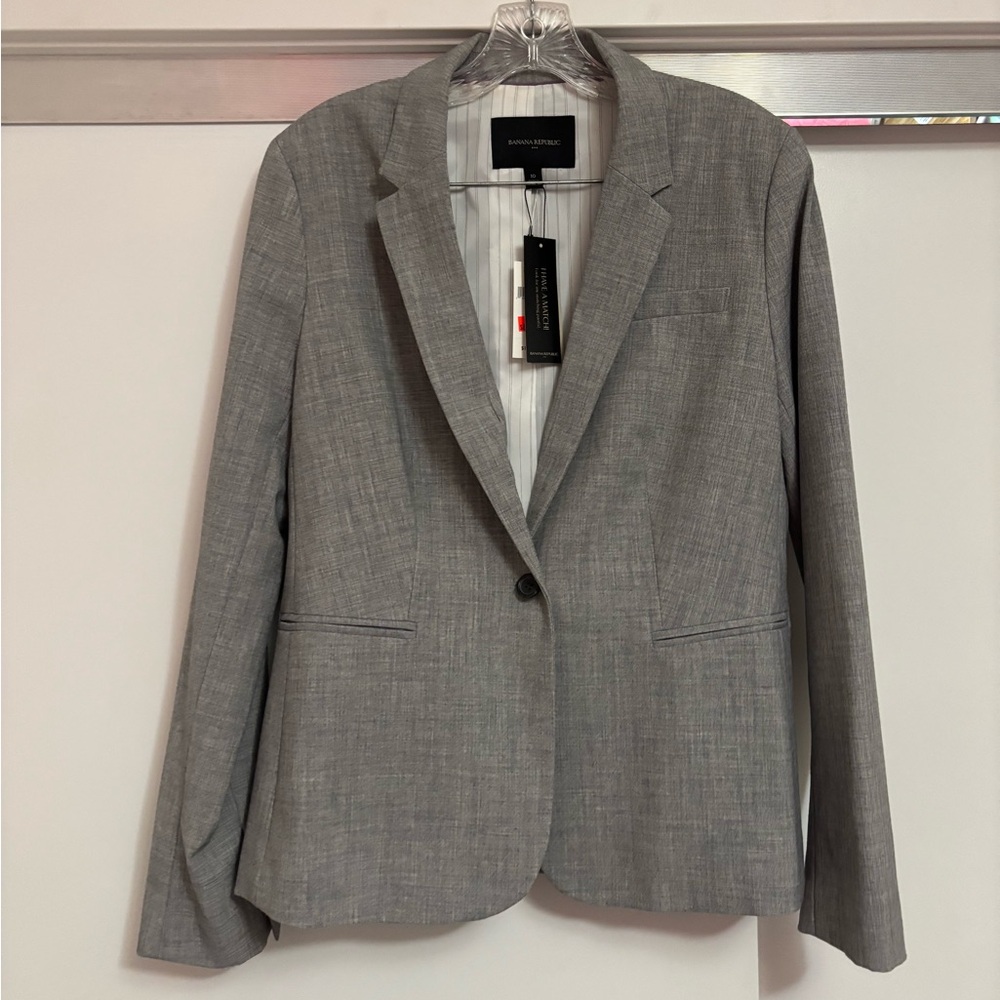 Banana Republic Classic Gray Blazer